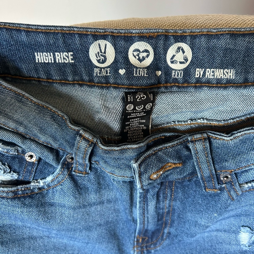 Peace Love Eco by Rewash jeans size 25